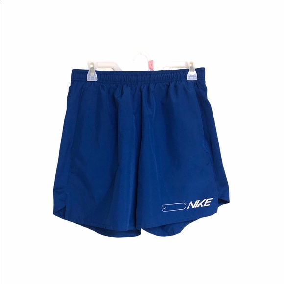 NIKE DriFit men's running shorts blue medium